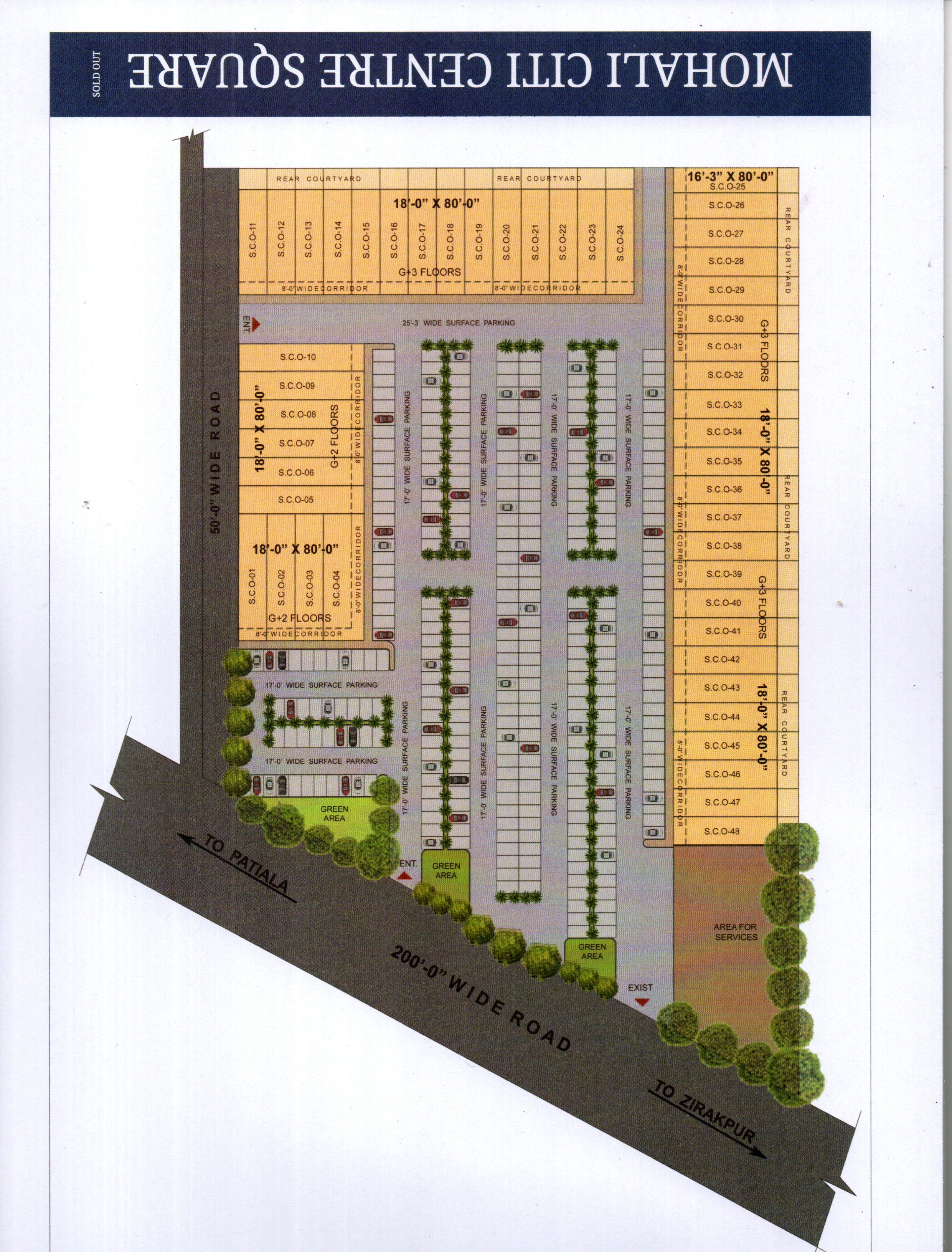 Mohali City Centre Floor plan
